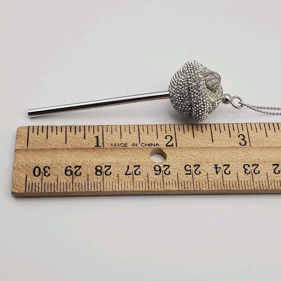 Simone I. Smith A Sweet Touch of Hope Crystal Platinum Over Sterling Lollipop - Picture 10 of 11